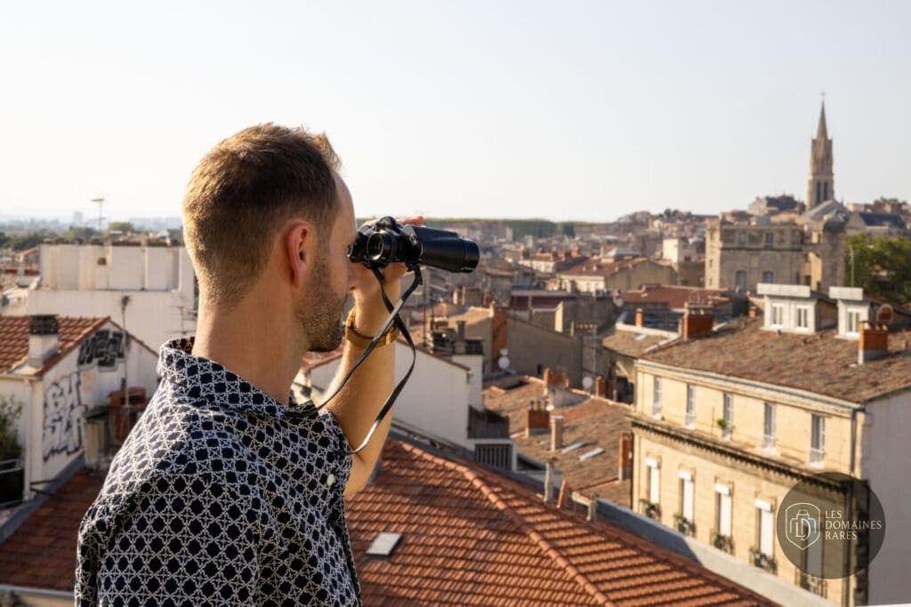 Vue panoramique sur Montpellier depuis l'hôtel