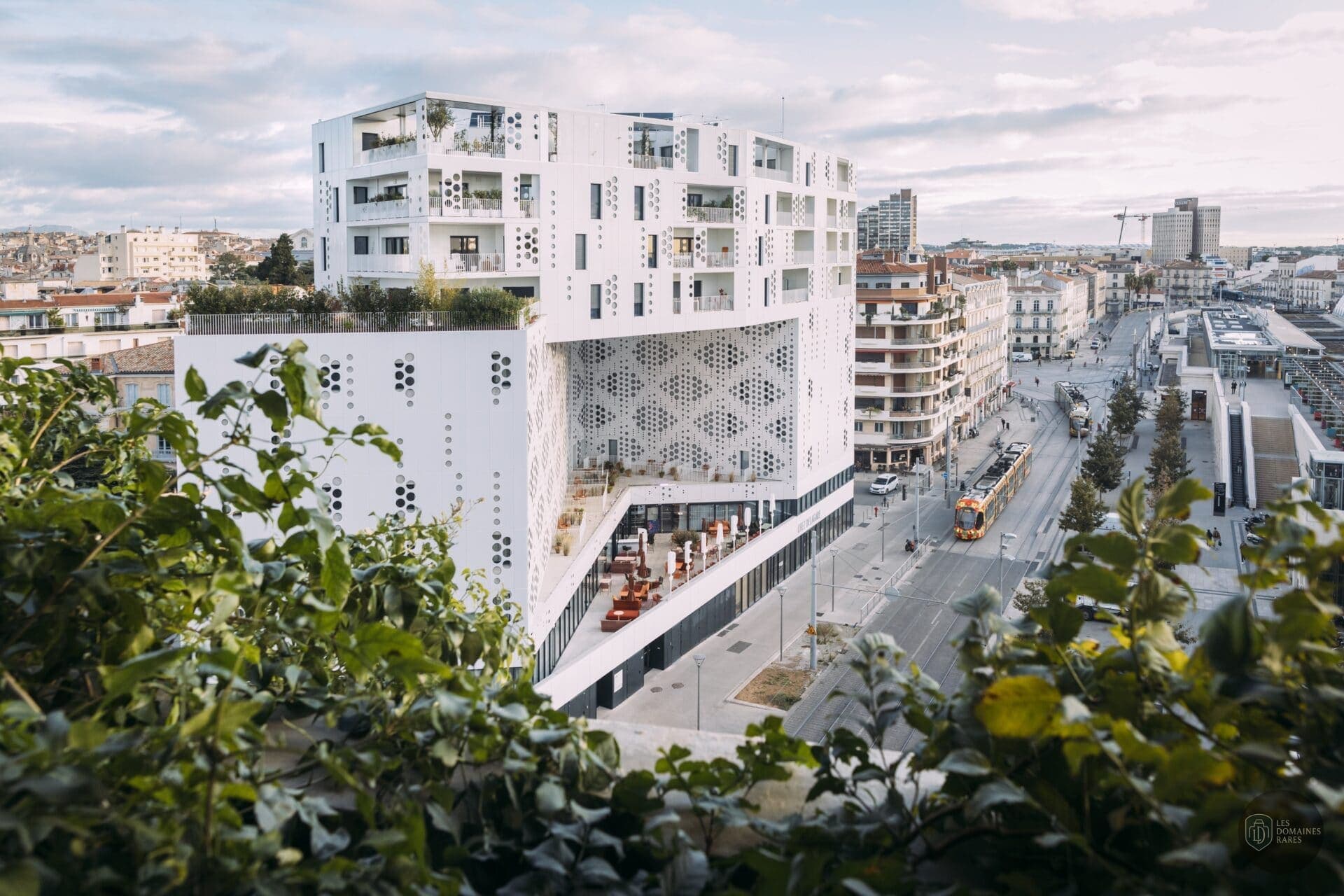 Vue aérienne de l'hôtel Belaroïa