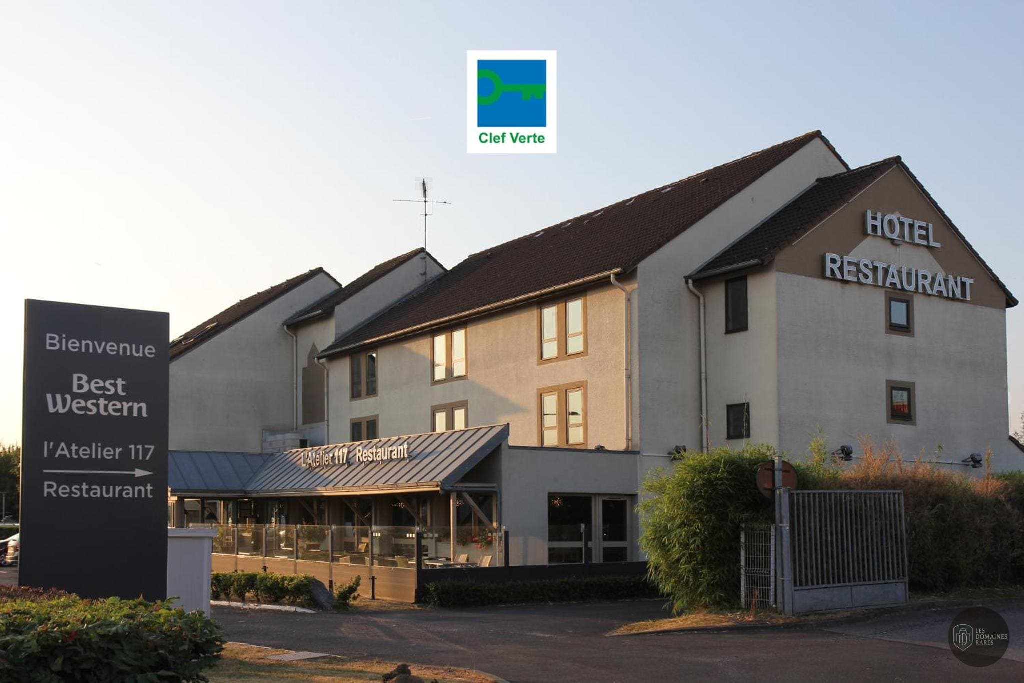 Vue de l'hôtel Best Western l’Atelier 117 à Maubeuge en Hauts-de-France