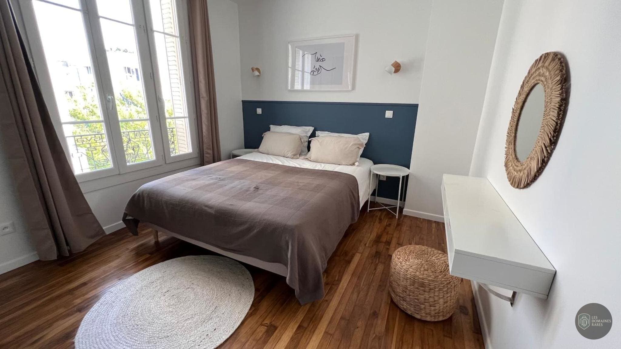 Chambre du lieu Bleu Seine Evasion en Île-de-France - séminaire à paris