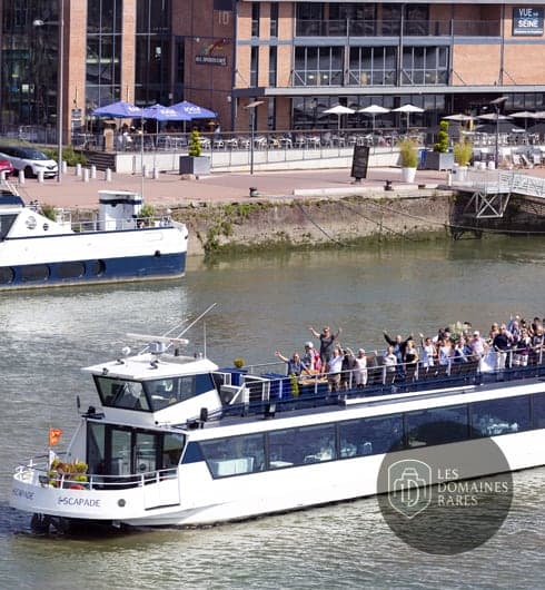 Bateau de réception sur la Seine