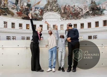 Espace intérieur du moulin Bourse de Commerce à Paris en Île-de-France