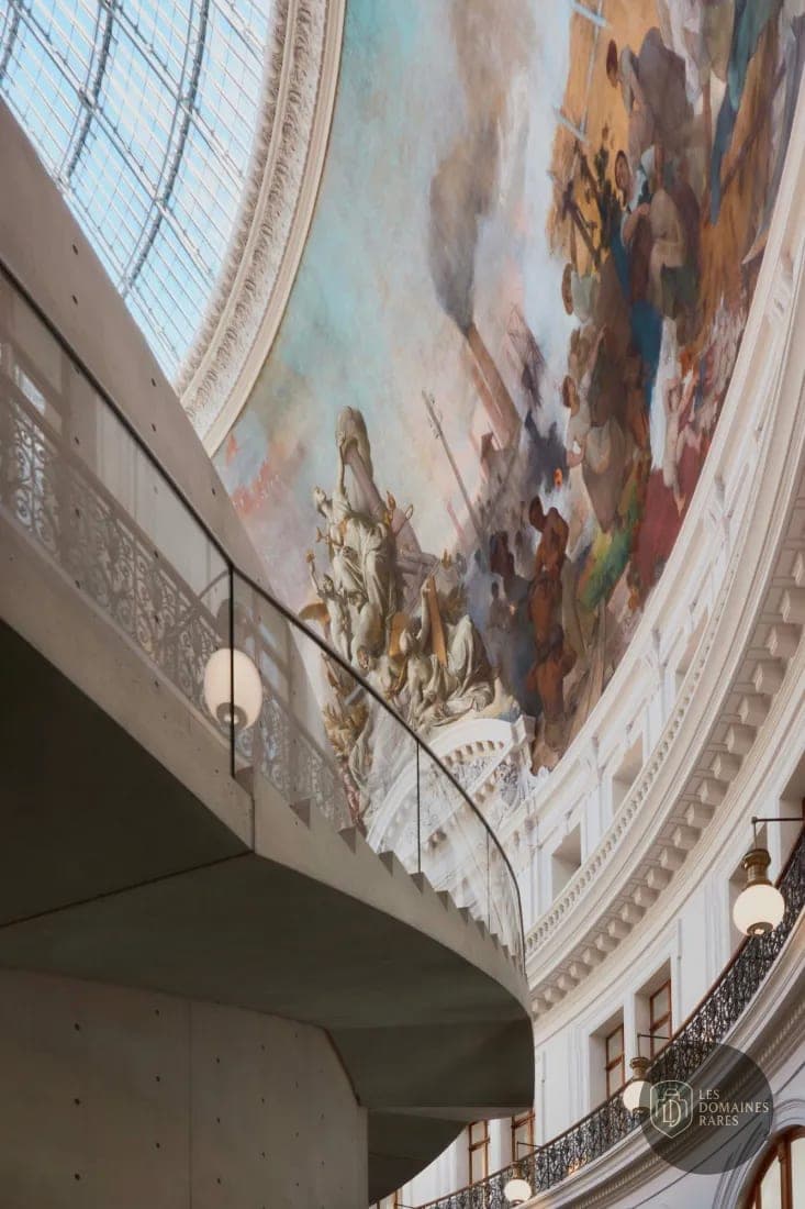 Espace intérieur du moulin Bourse de Commerce à Paris en Île-de-France