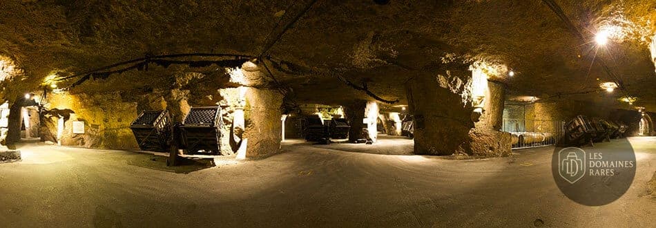 Espace intérieur du lieu Bouvet Ladubay à Saumur en Pays de la Loire