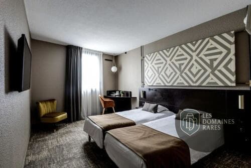 Chambre de l'hôtel Brit Hôtel du Stade à Rennes en Bretagne - séminaire ille-et-vilaine (35)