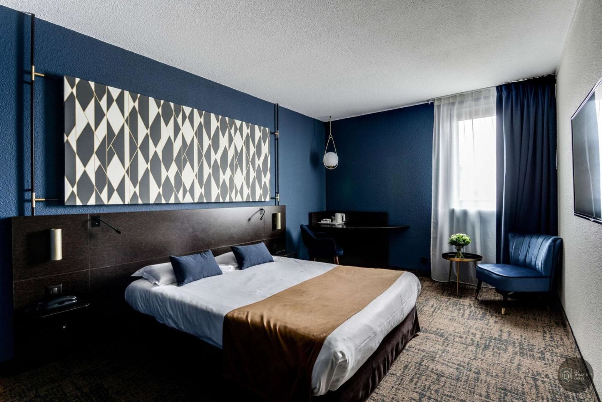 Chambre de l'hôtel Brit Hôtel du Stade à Rennes en Bretagne