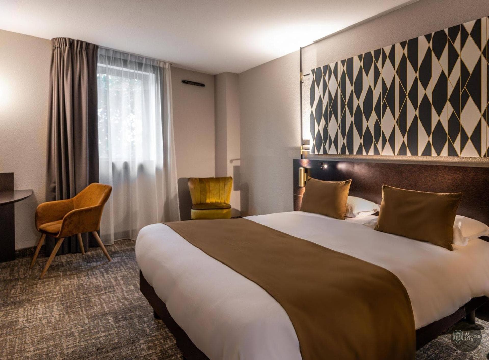 Chambre de l'hôtel Brit Hôtel du Stade à Rennes en Bretagne