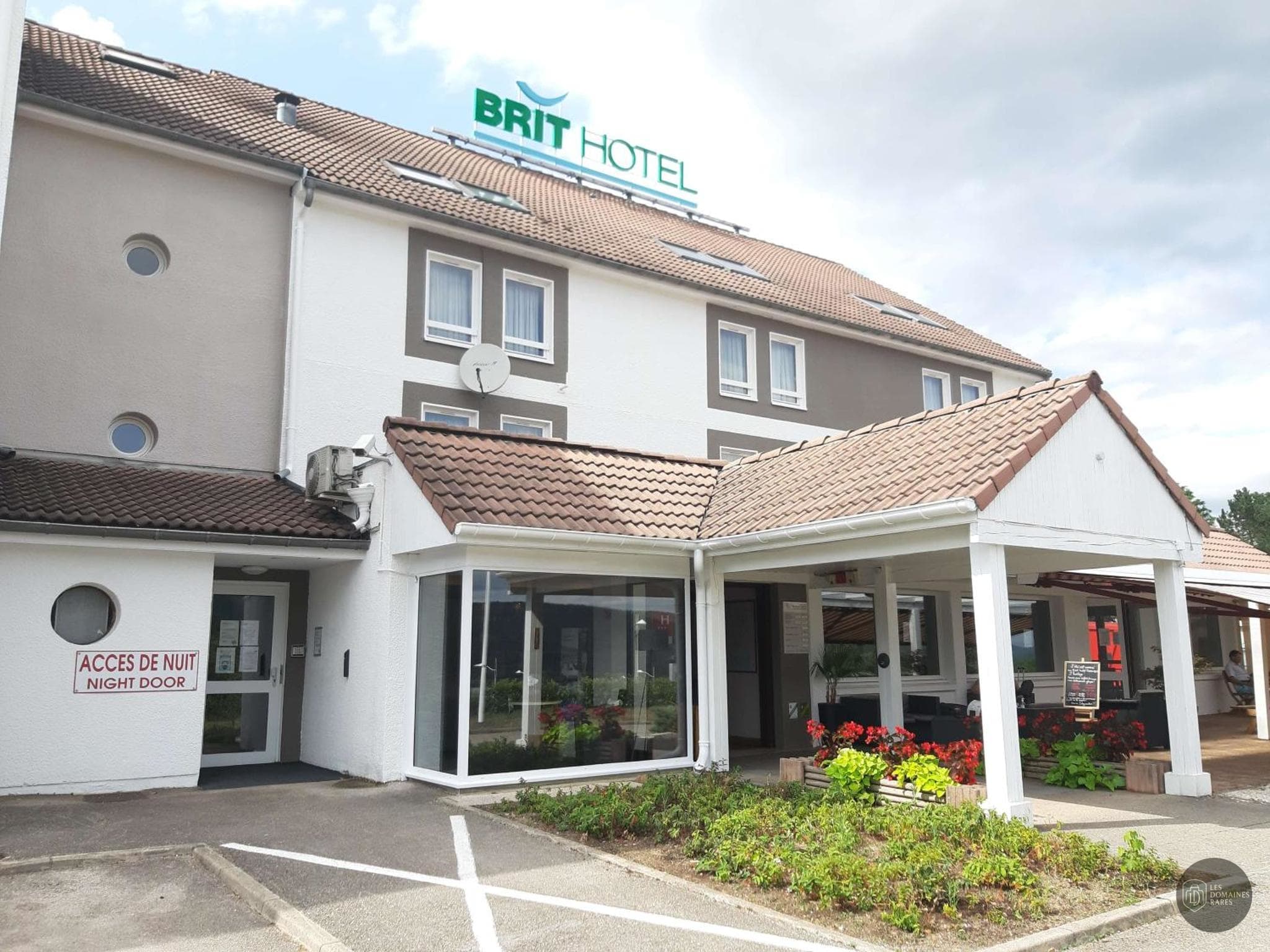 Vue de l'hôtel Brit Hotel Besançon à Besançon en Bourgogne-Franche-Comté