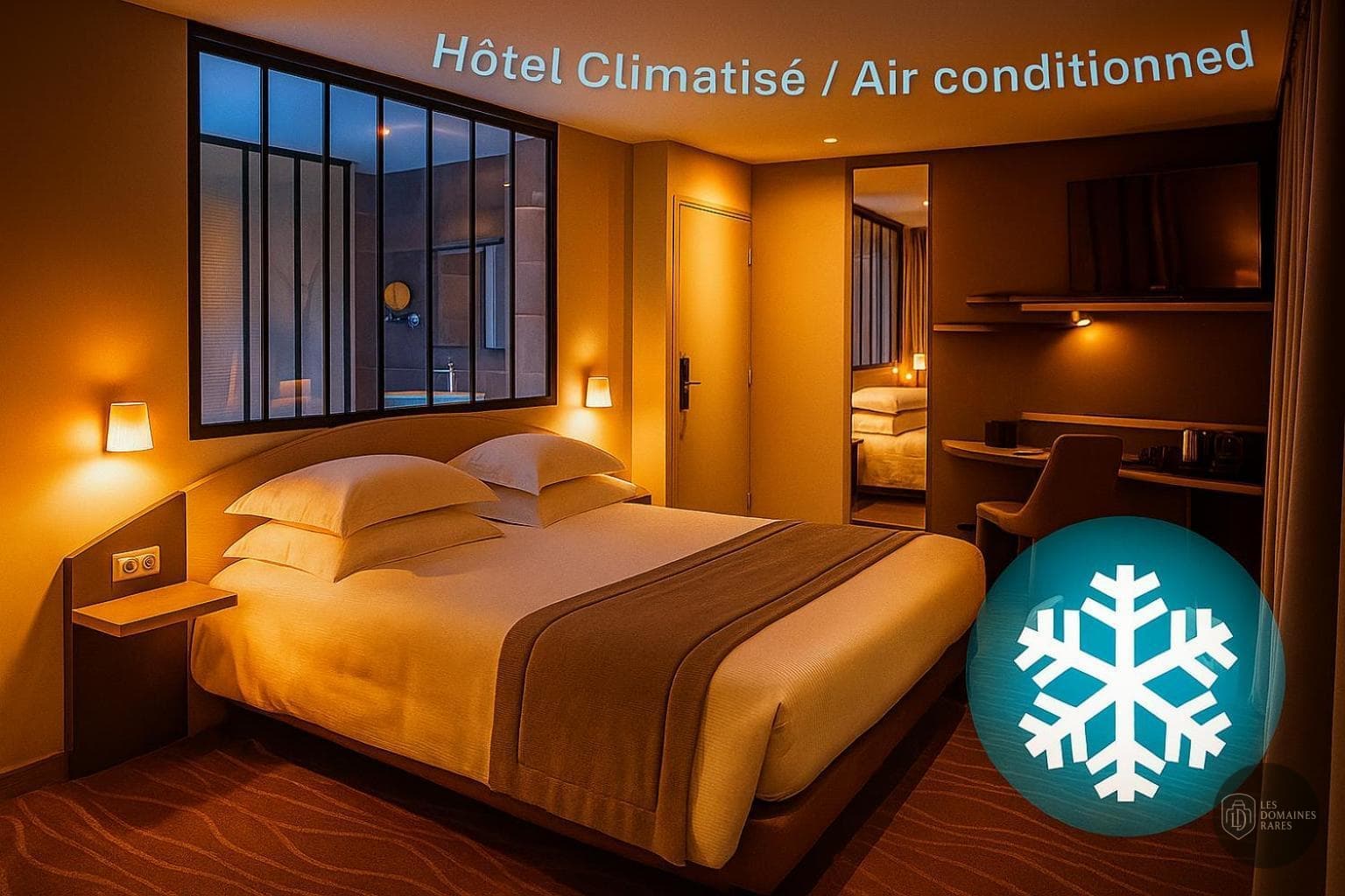 Chambre de l'hôtel Brit Hotel de Grignan Vichy en Auvergne-Rhône-Alpes - séminaire allier