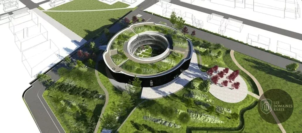 Vue extérieure de l'espace de coworking Bureaux and Co à Lattes en Occitanie