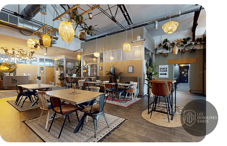 Espace intérieur de l'espace de coworking Bureaux and Co à Lattes en Occitanie
