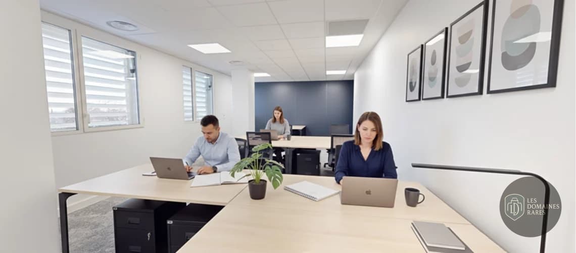 Salle de réunion 3 de l'espace de coworking Bureaux and Co à Lattes en Occitanie