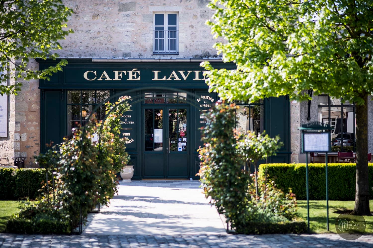Vue extérieure de la villa Café Lavinal à Pauillac en Nouvelle-Aquitaine