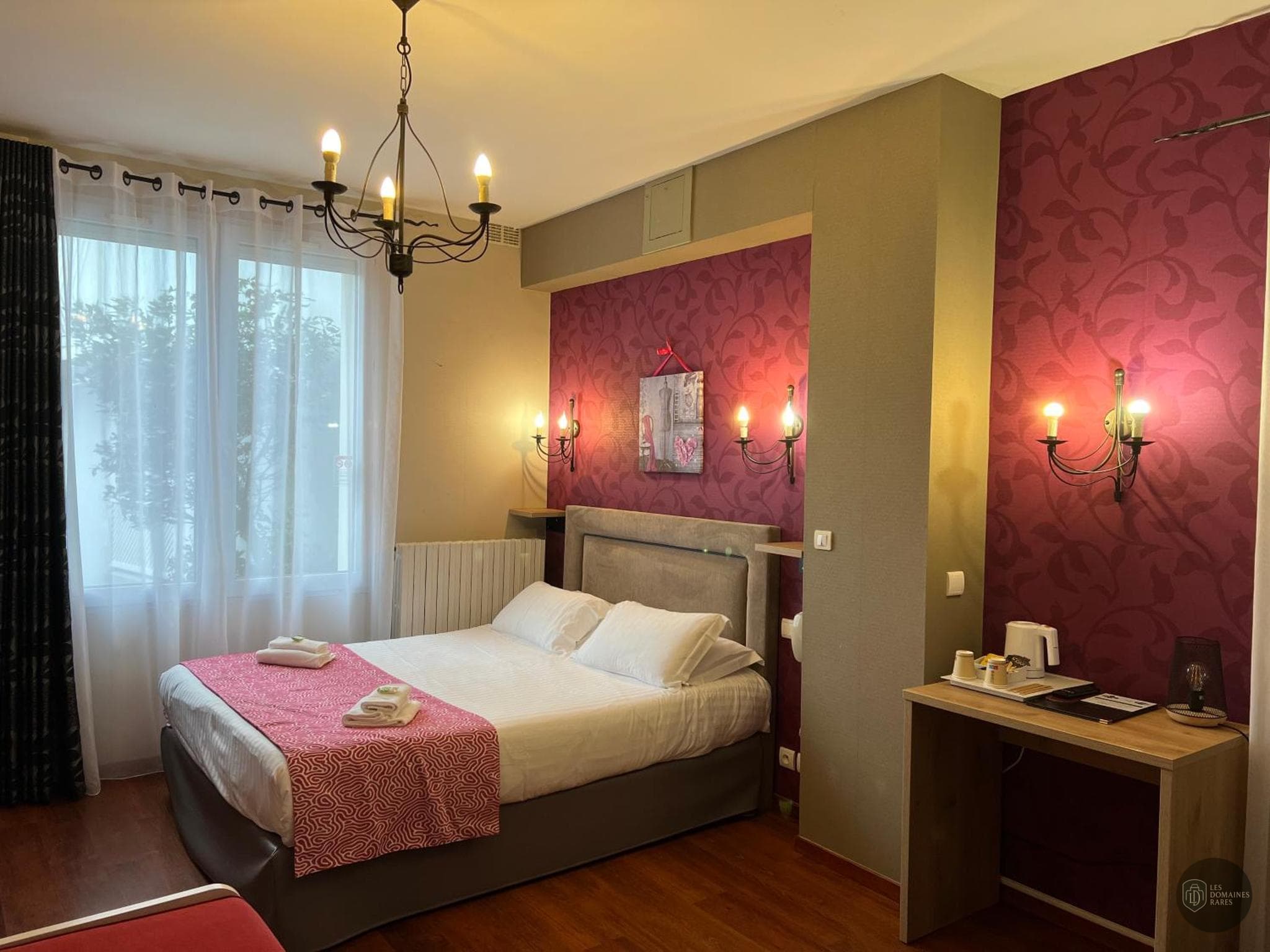 Chambre de l'hôtel Calme des Pins à Les en Pays de la Loire