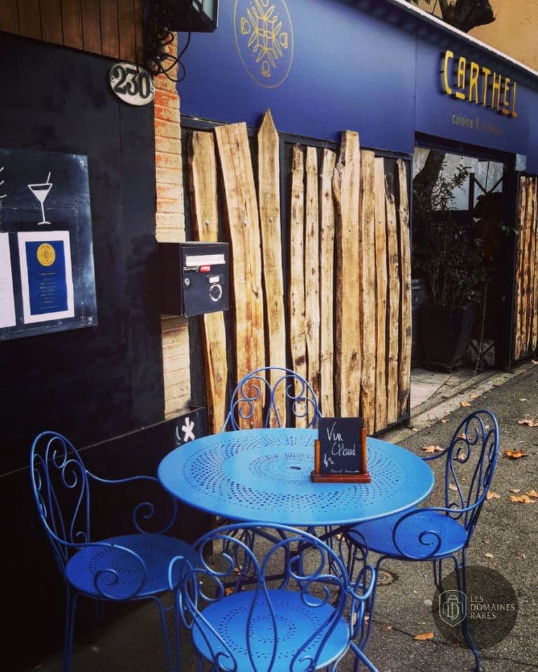 Vue extérieure du restaurant Carthel à Toulouse en Occitanie