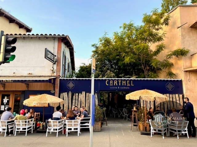 Vue extérieure du restaurant Carthel à Toulouse en Occitanie