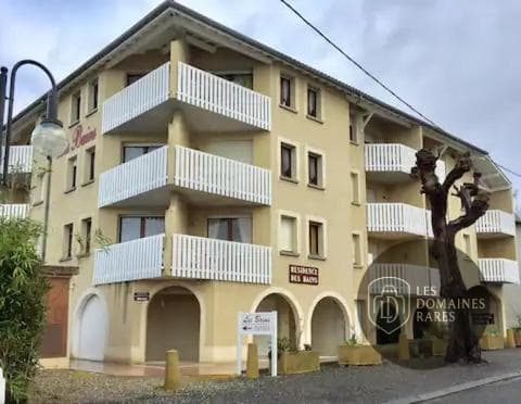 Vue extérieure du moulin Casino Barbotan à Barbotan en Occitanie
