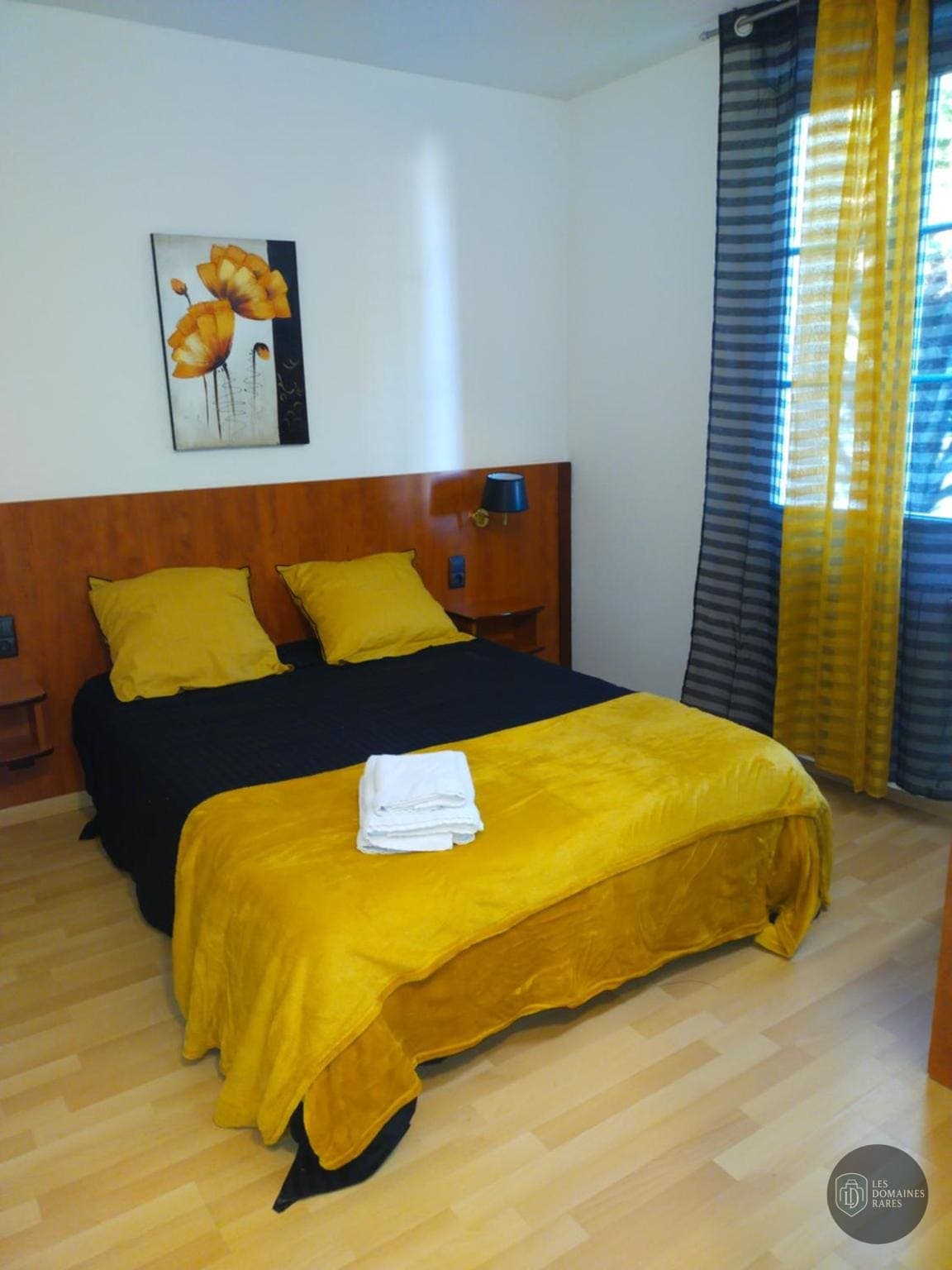 Chambre de l'hôtel Castel d'Olmes à Laroque en Occitanie