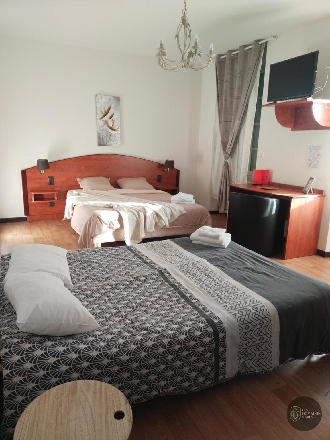Chambre de l'hôtel Castel d'Olmes à Laroque en Occitanie