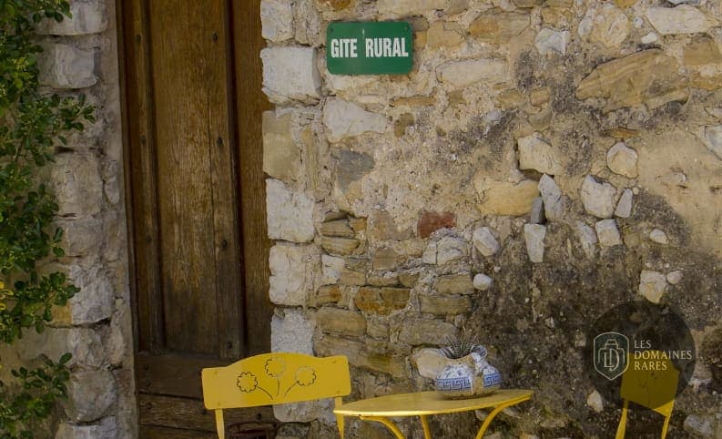 Façade d'un gîte rural