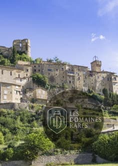 Vue du village de Mirmande