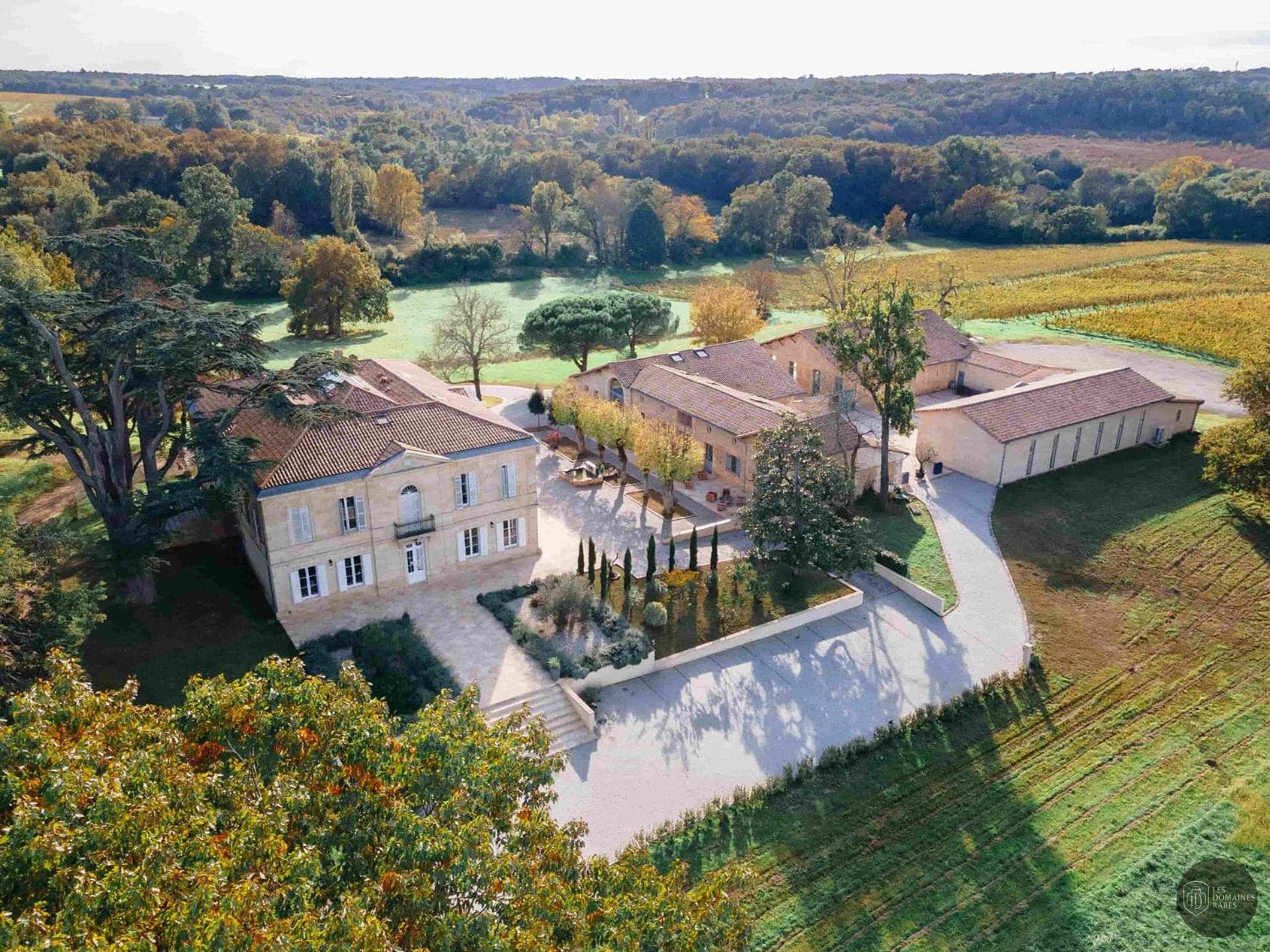 Vue extérieure du château Château Erigoye en Nouvelle-Aquitaine