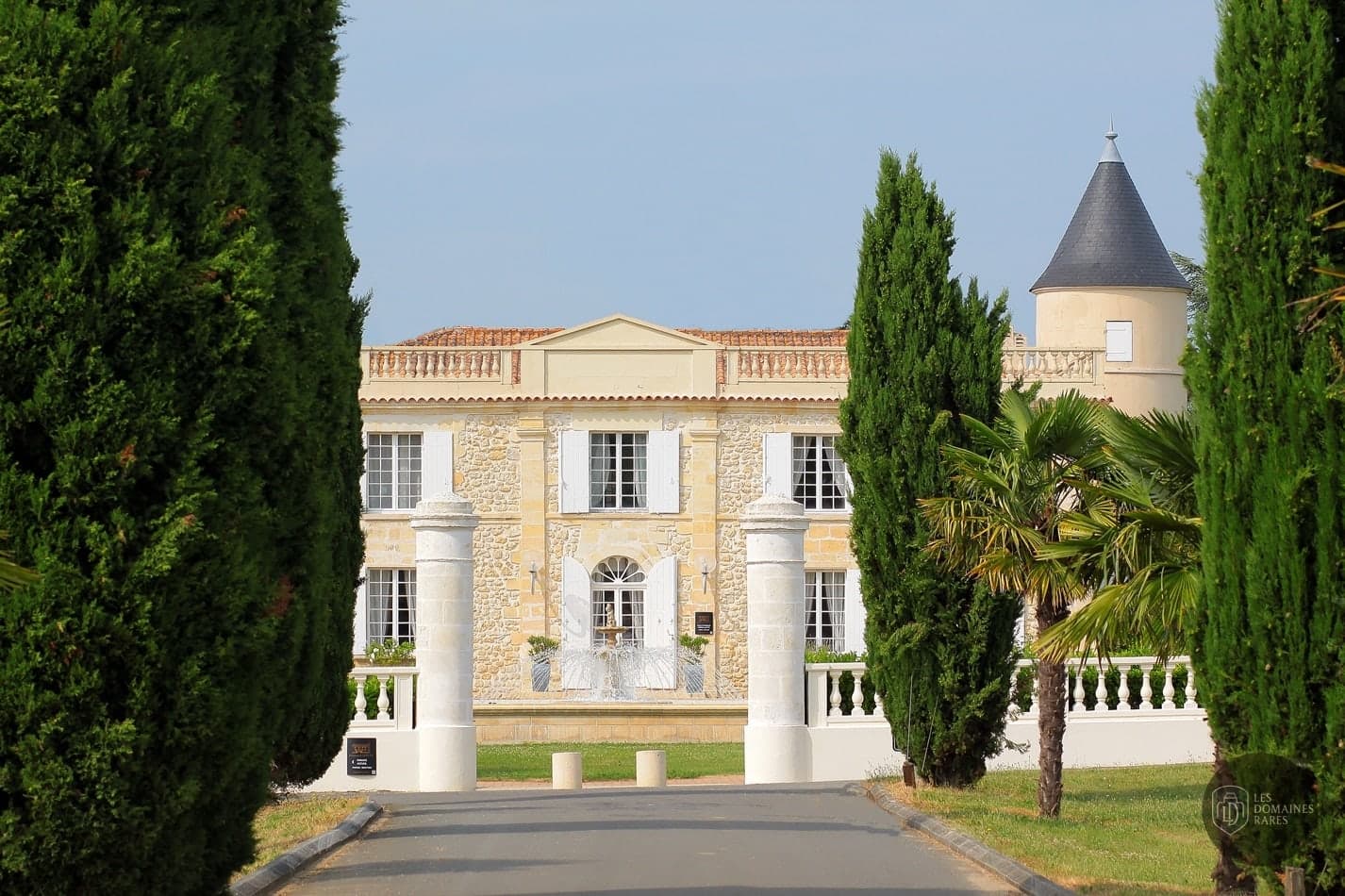 Vue extérieure du château Château Lafitte en Nouvelle-Aquitaine