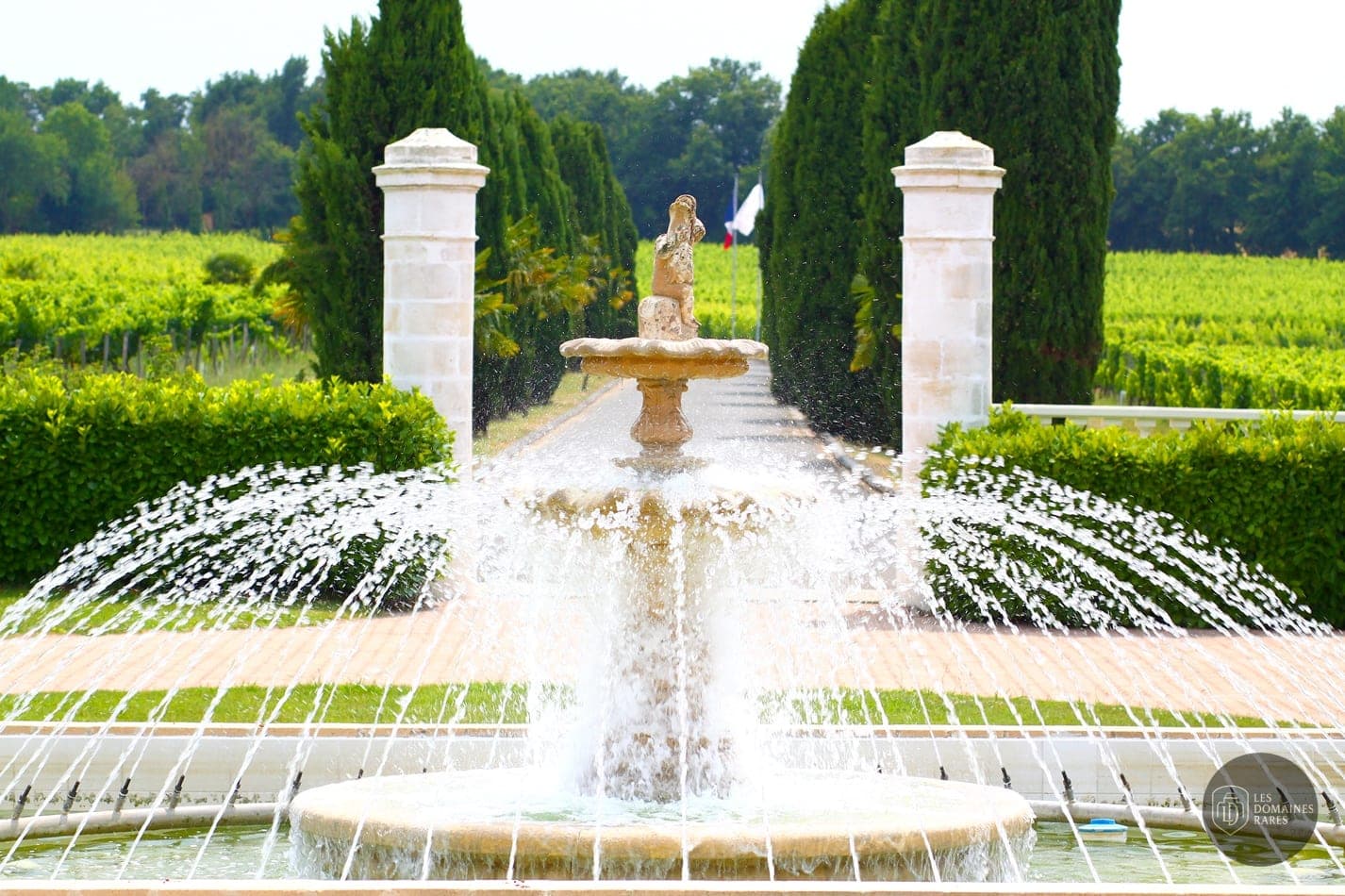 Vue extérieure du château Château Lafitte en Nouvelle-Aquitaine