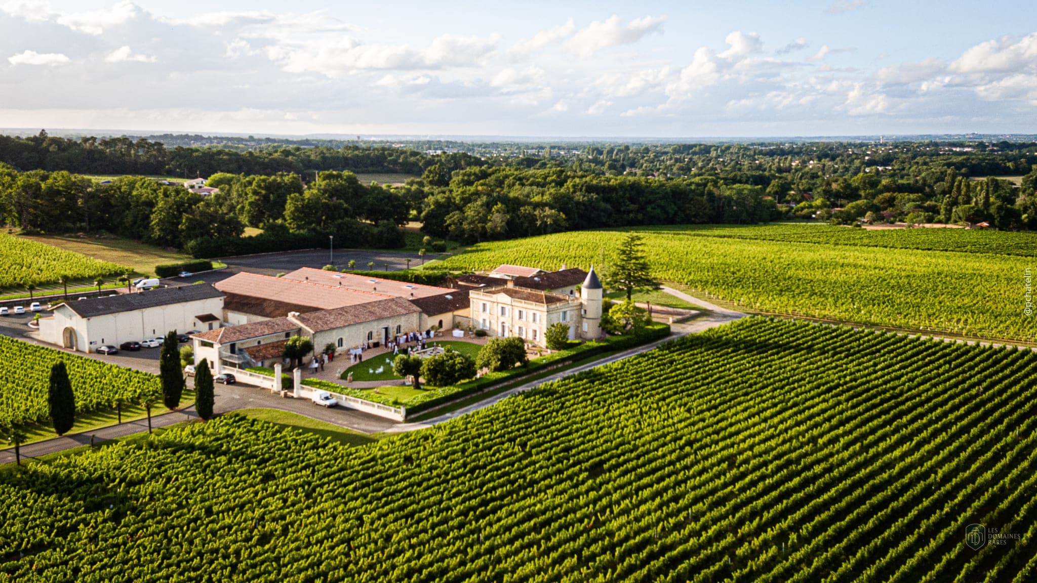 Vue extérieure du château Château Lafitte en Nouvelle-Aquitaine