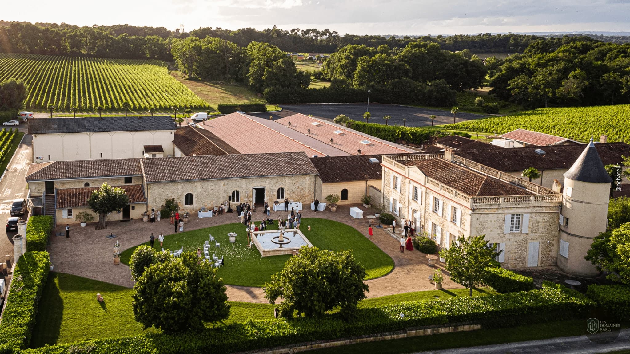 Vue extérieure du château Château Lafitte en Nouvelle-Aquitaine