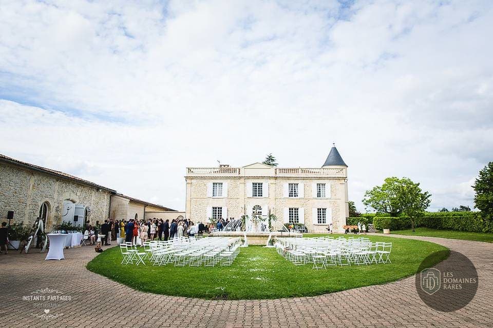 Vue extérieure du château Château Lafitte en Nouvelle-Aquitaine