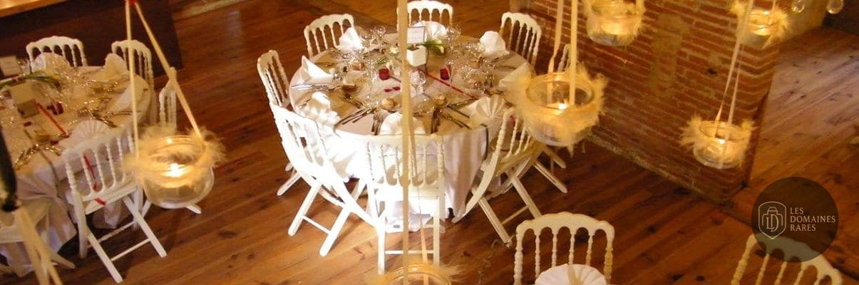Restaurant du château Château Las Collas à Thuir en Occitanie