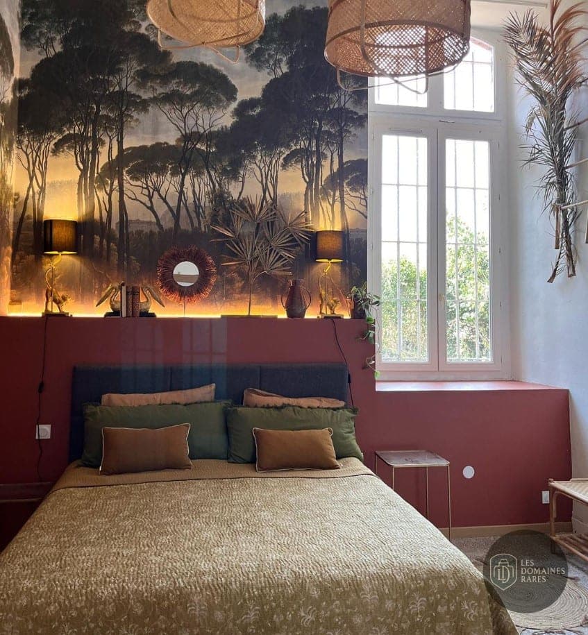 Chambre du château Château Latournelle à Toulouse en Occitanie - séminaire lespinasse