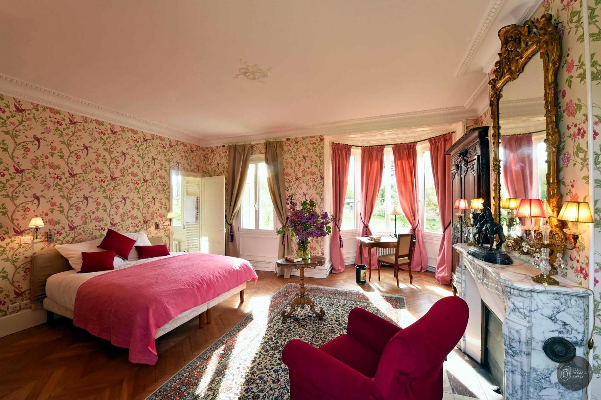 Chambre du château Château Le Quesnoy à Chevrières en Hauts-de-France
