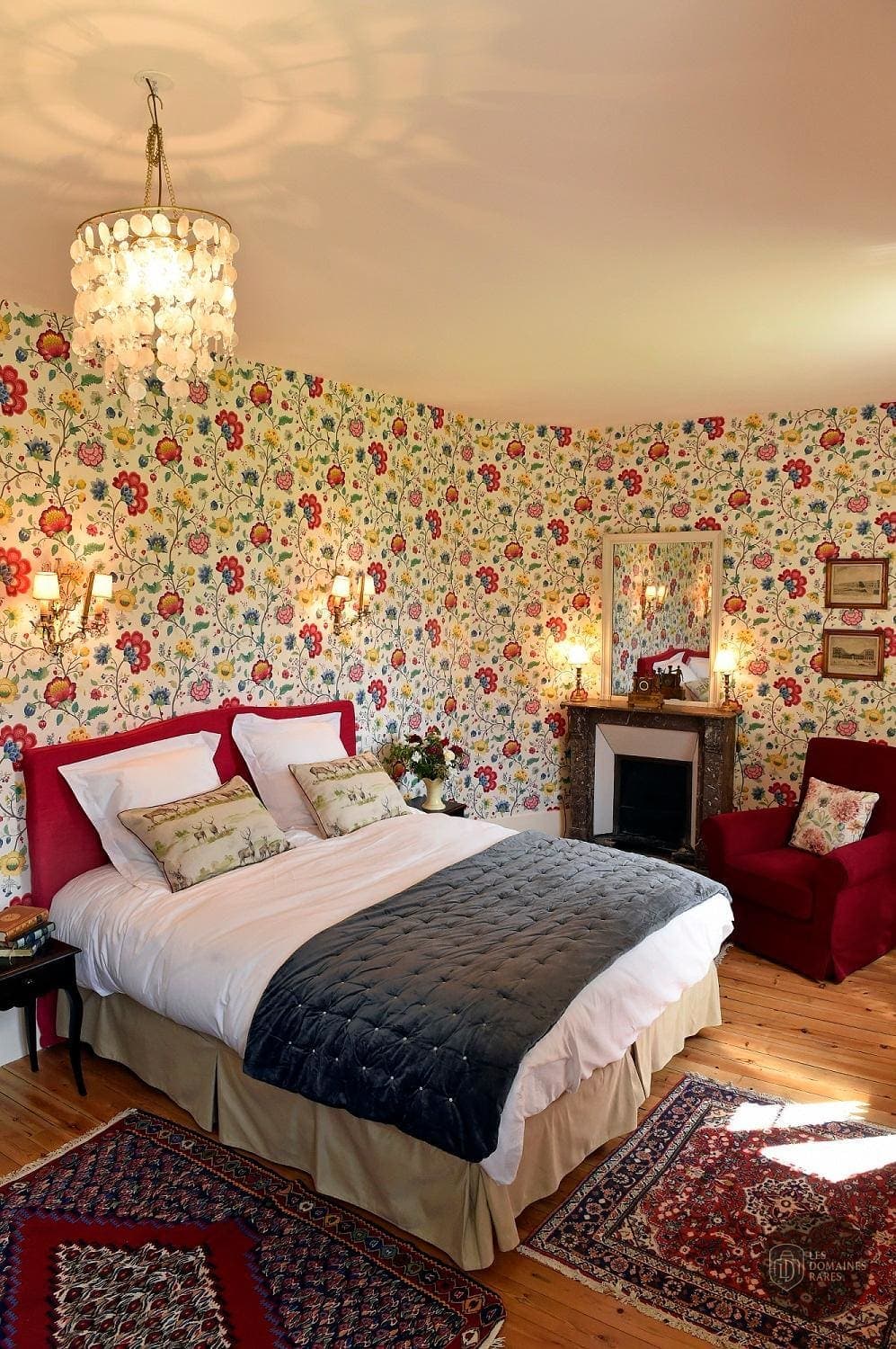Chambre du château Château Le Quesnoy à Chevrières en Hauts-de-France