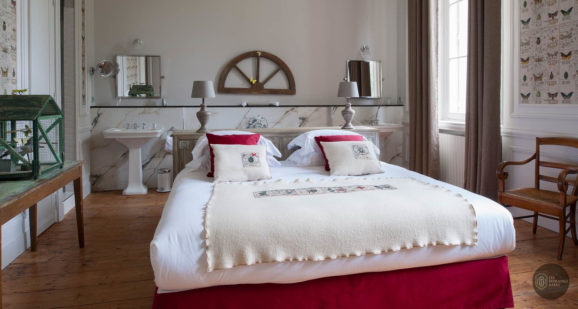 Chambre du château Château Le Thil à Léognan en Nouvelle-Aquitaine - séminaire gironde