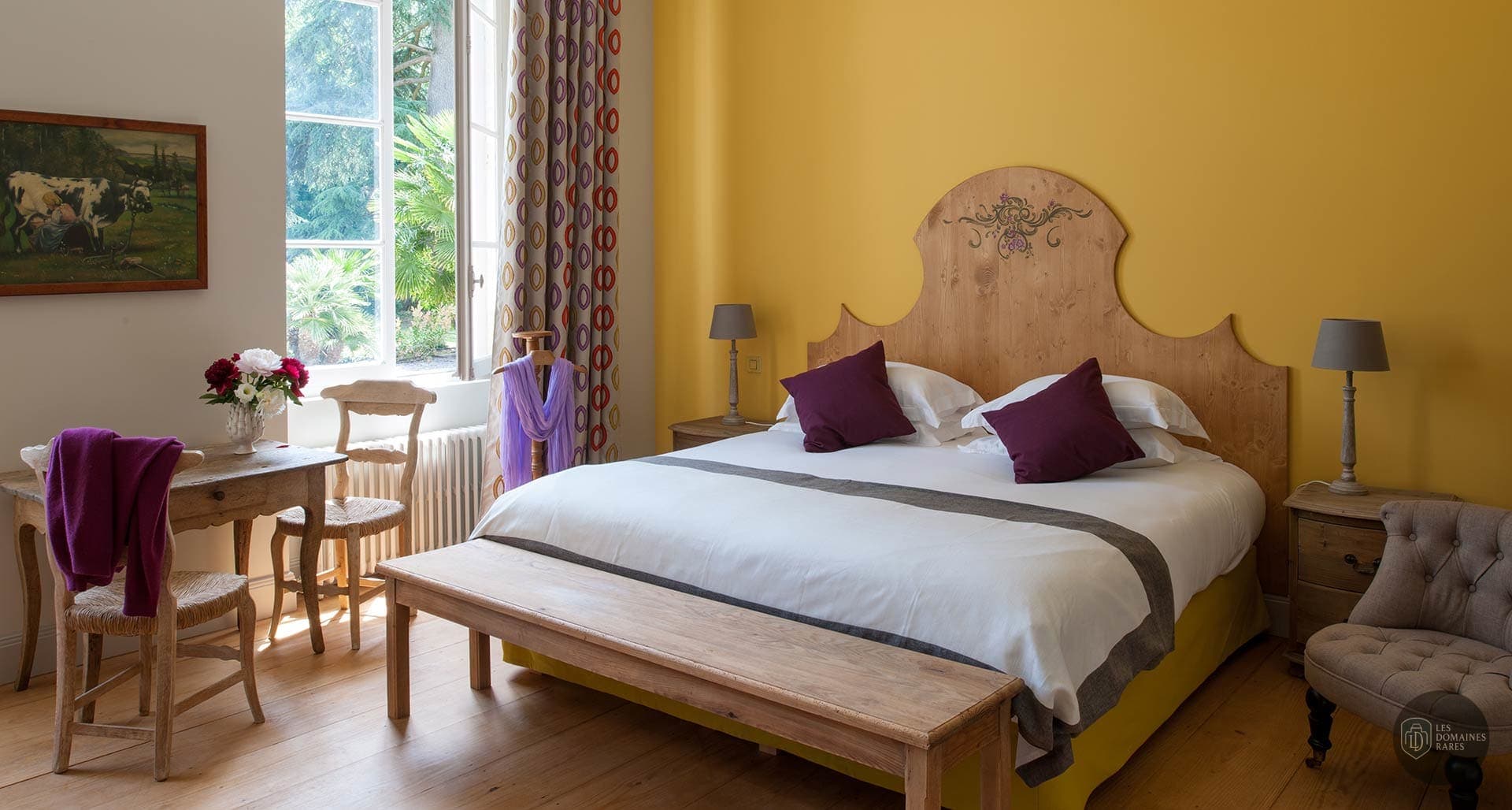 Chambre du château Château Le Thil à Léognan en Nouvelle-Aquitaine