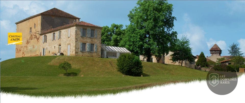 Vue extérieure du château Château d'Aon à Hontanx en Nouvelle-Aquitaine