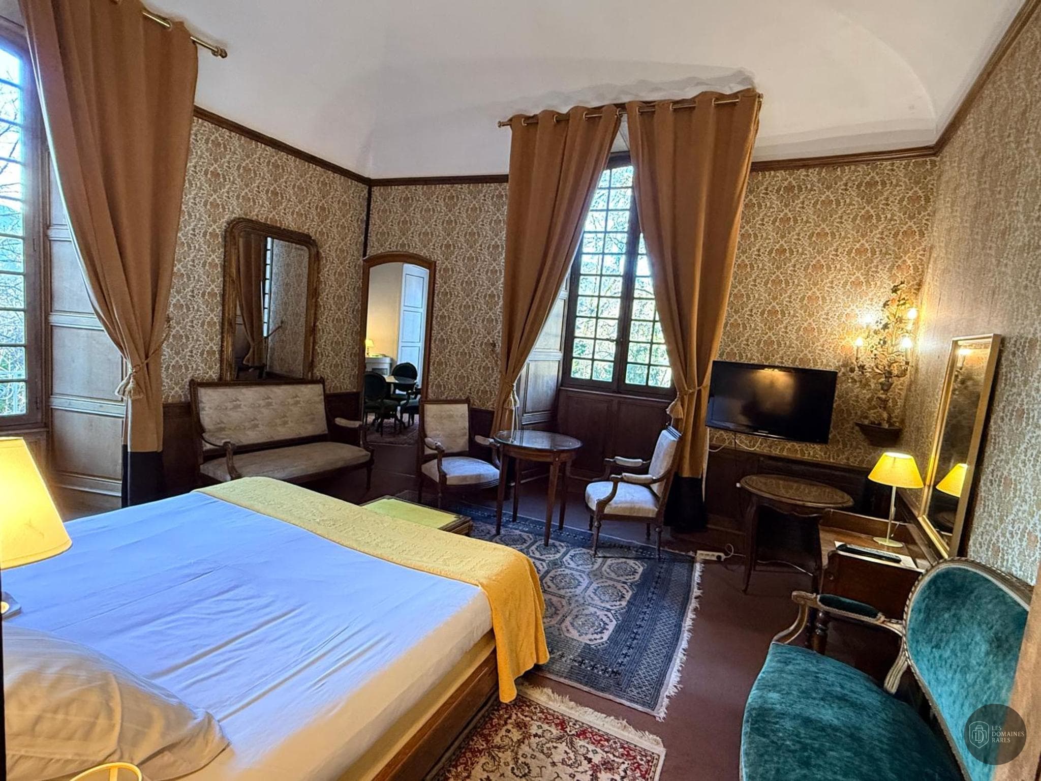 Espace intérieur du château Château d'Ayres à Meyrueis en Occitanie