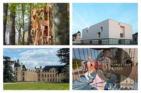 Vue extérieure du château Château d'Oiron à Oiron en Nouvelle-Aquitaine