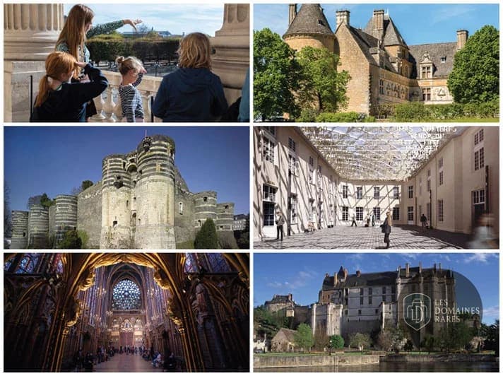 Vue extérieure du château Château d'Oiron à Oiron en Nouvelle-Aquitaine