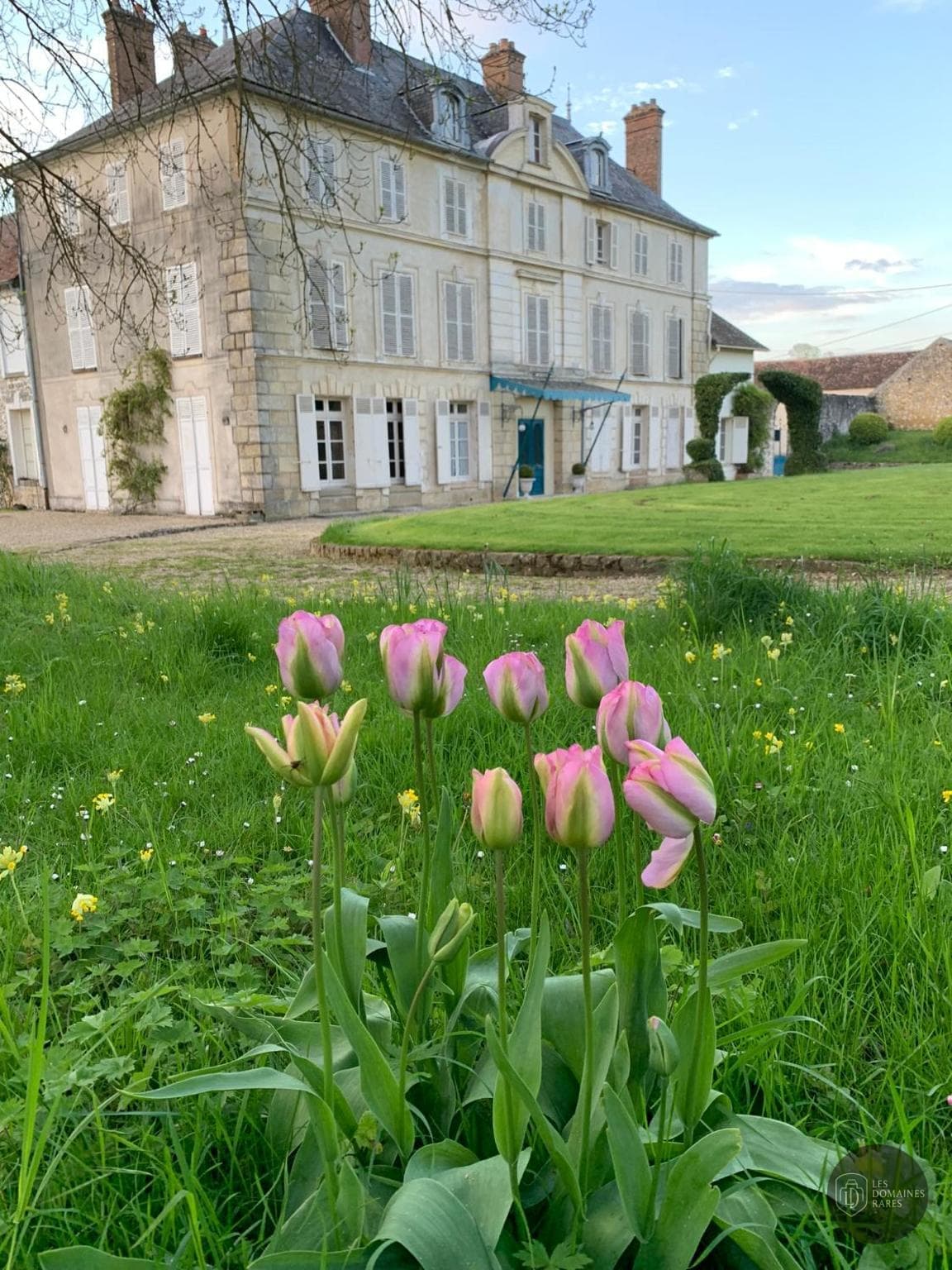 Vue du château Château de Bellefontaine à Bayeux en Normandie