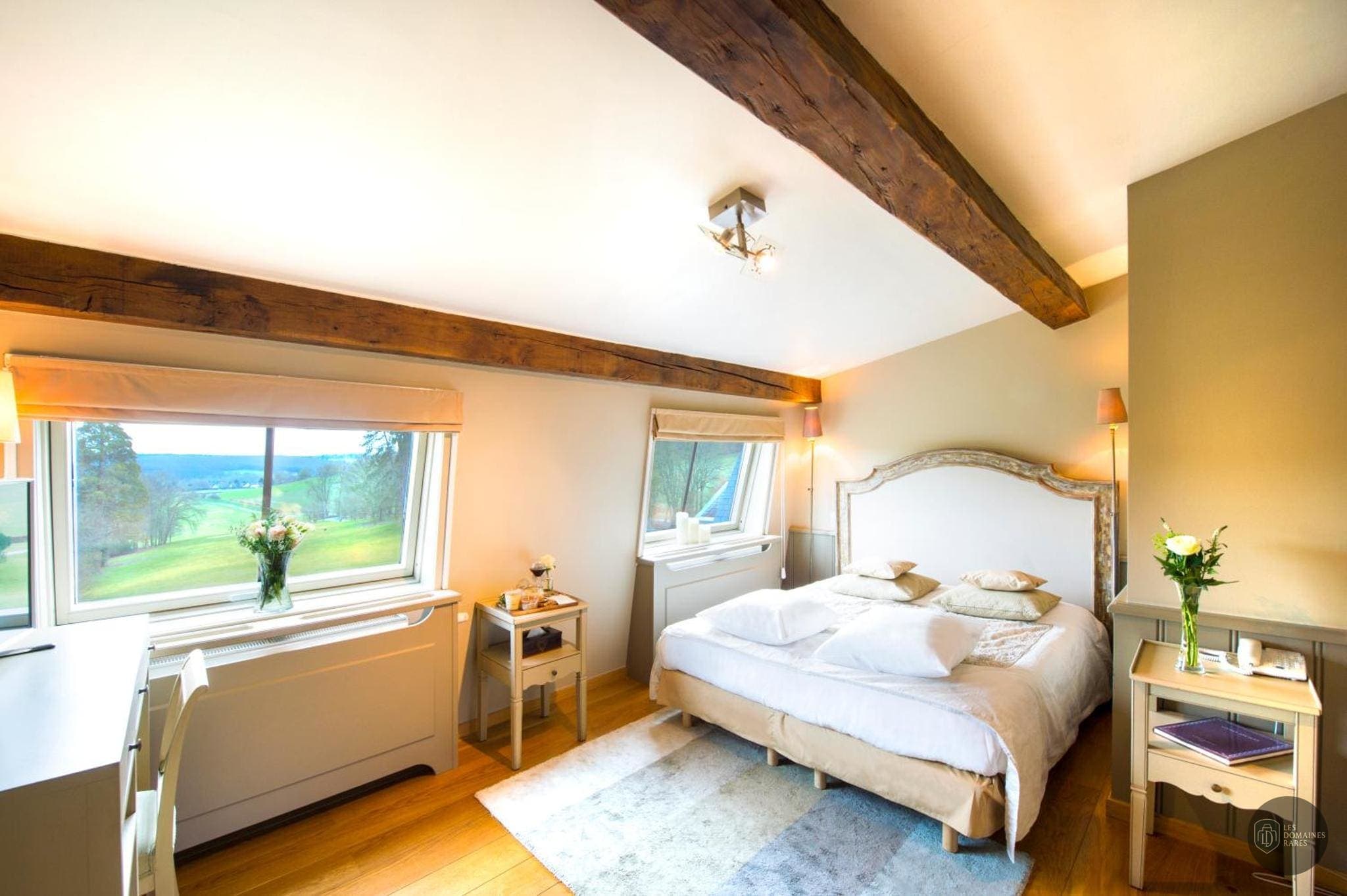 Chambre du château Château de Belmesnil à Rouen en Normandie