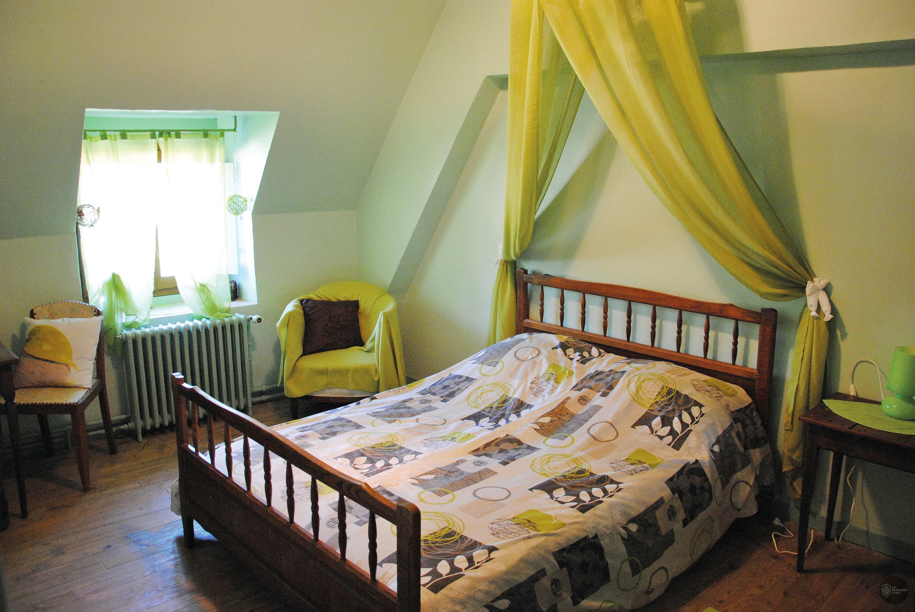 Chambre du château Château de Calmels en Occitanie
