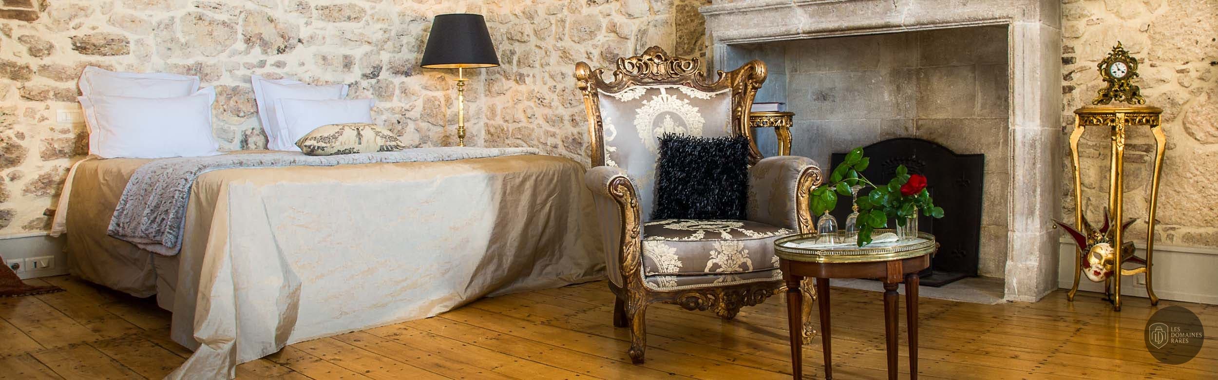 Chambre du château Château de Cambes en Nouvelle-Aquitaine