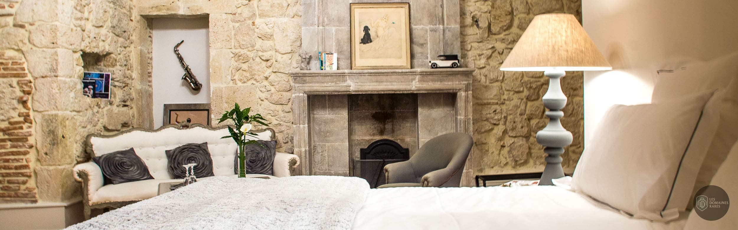 Chambre du château Château de Cambes en Nouvelle-Aquitaine