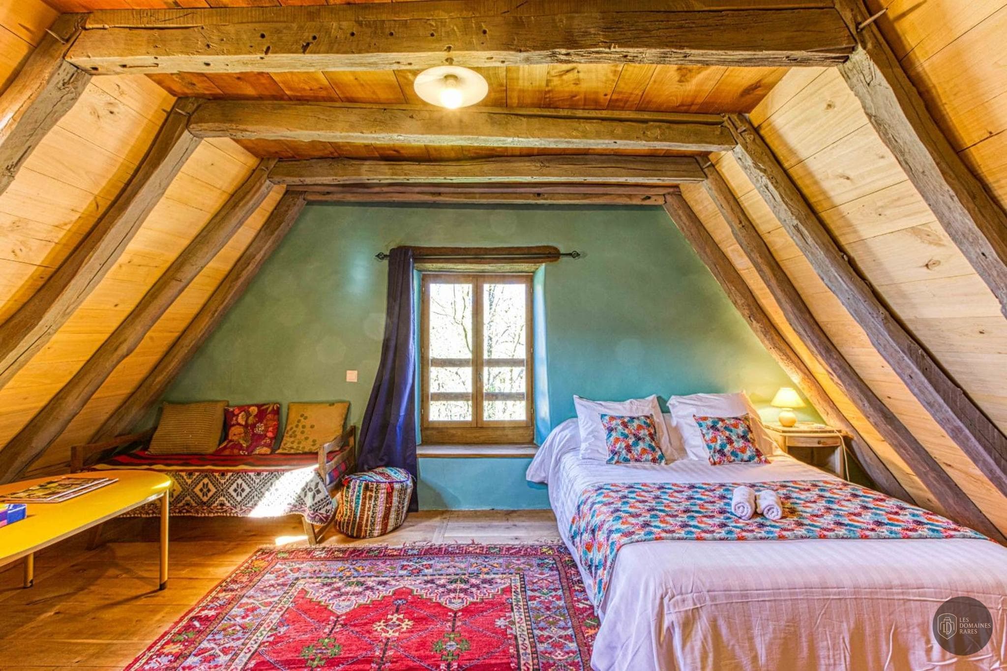 Chambre du château Château de Conques en Occitanie - séminaire buzet-sur-tarn