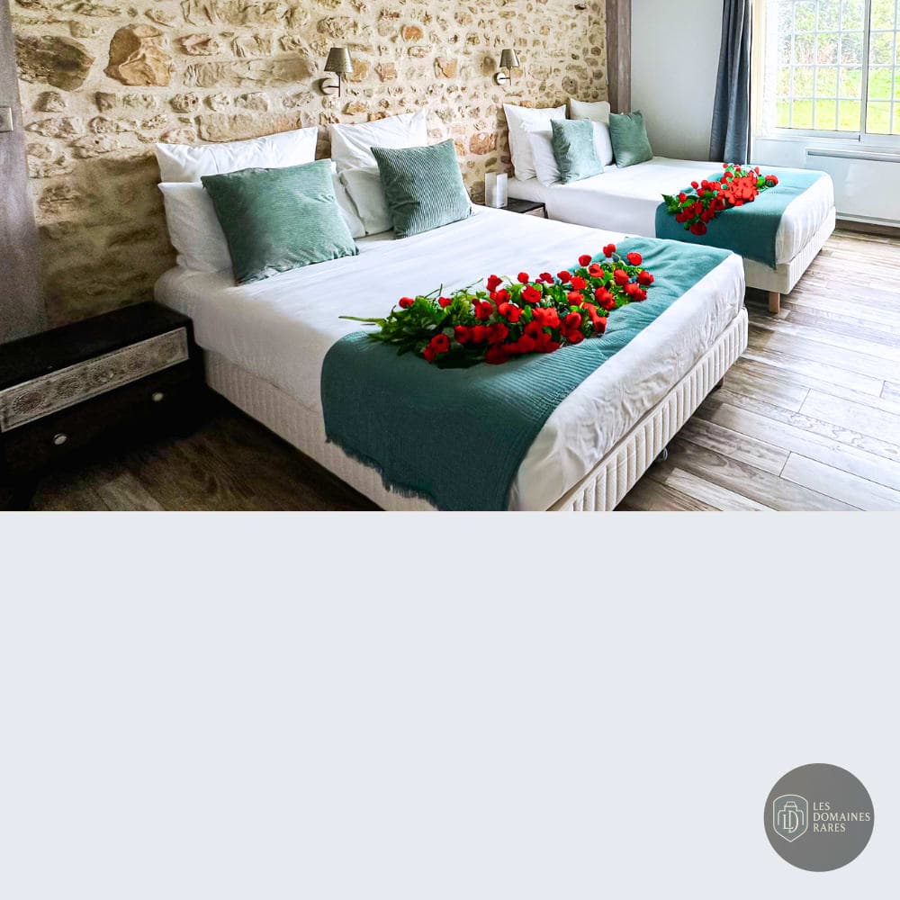 Chambre du château Château de Farcheville à Bouville en Île-de-France - séminaire bouville