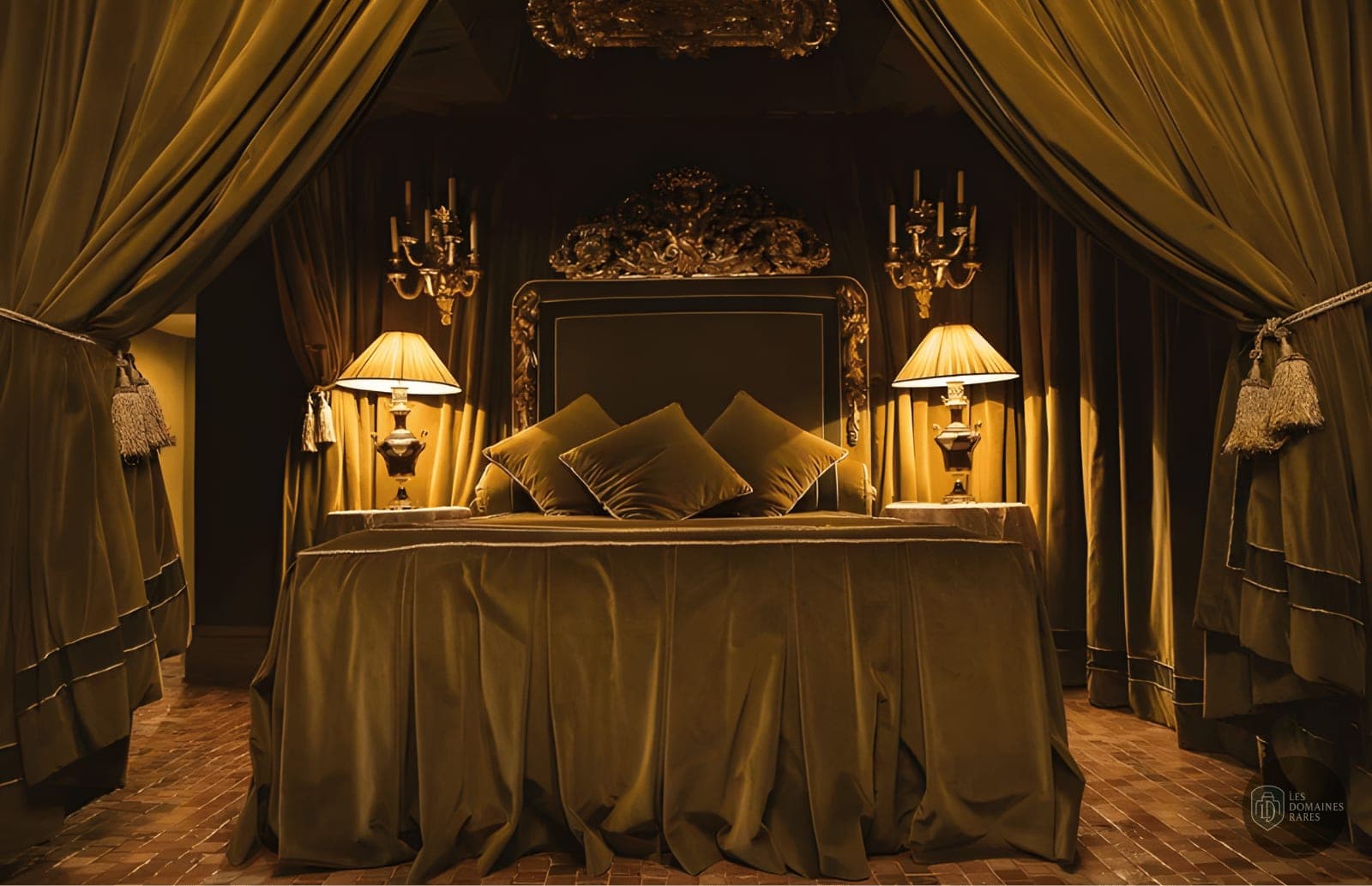 Chambre du château Château de Farcheville à Bouville en Île-de-France