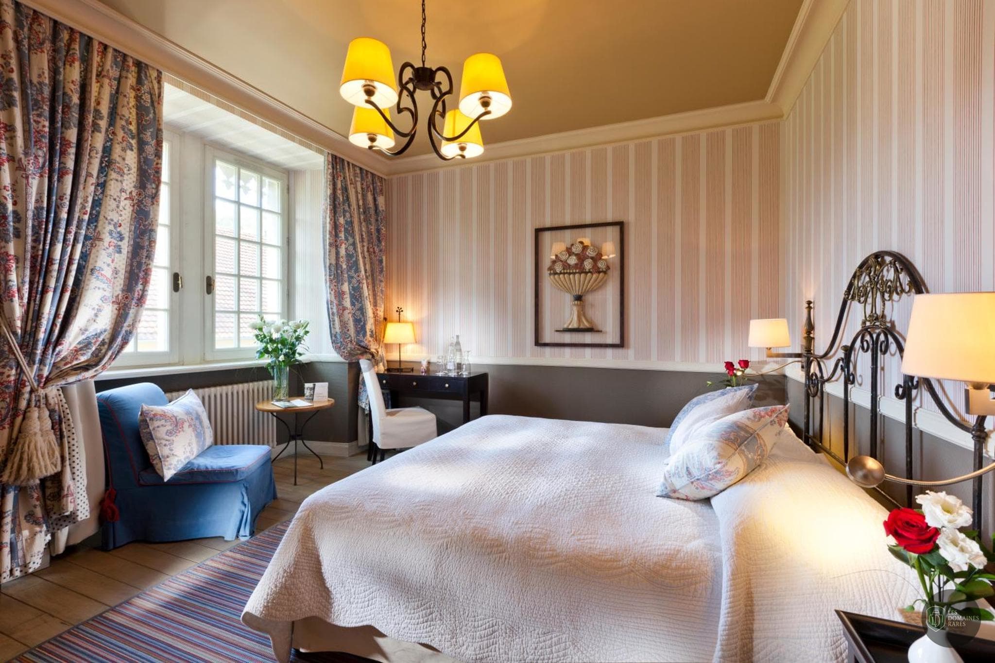 Chambre du château Château de Germigney en Bourgogne-Franche-Comté